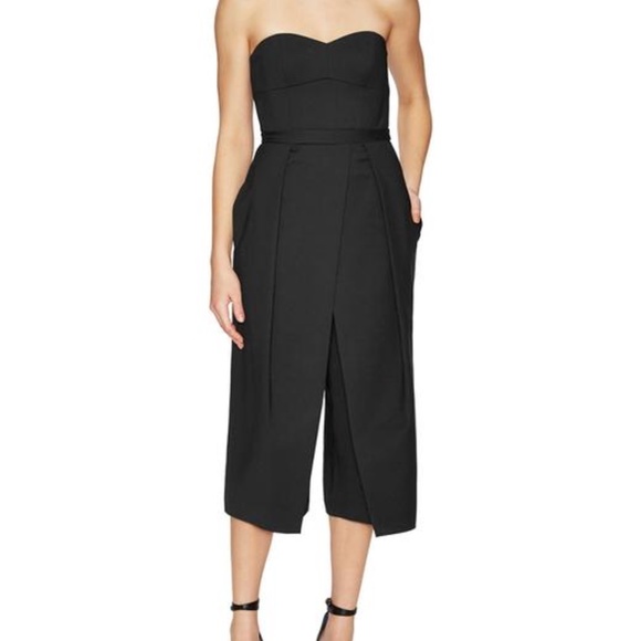 NEW $695 Tibi [SZ 0 ] Sweetheart Agathe Corset Jumpsuit in Black‎ #M398 - Picture 12 of 12